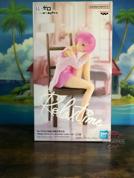 Re Zero Starting Life in Another World - Figurine Ram Relax Time Another Color MangaSphere