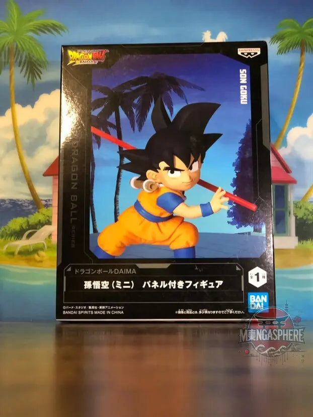 DRAGON BALL DAIMA - FIGURINE SON GOKU (MINI) FIGURE WITH PANEL UNIVERS DE HEROS