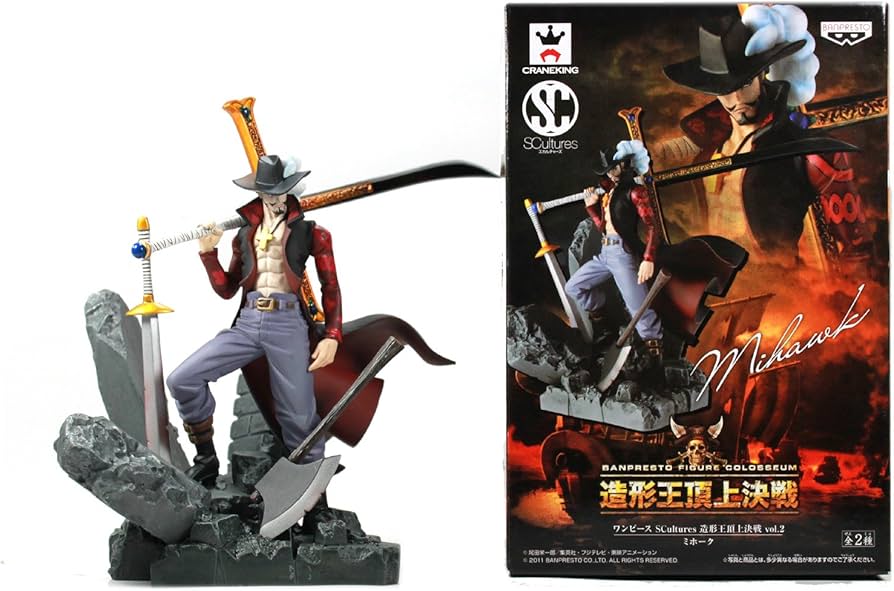 One Piece Figure Colosseum SCultures vol. 2 Dracule Mihawk MangaSphere