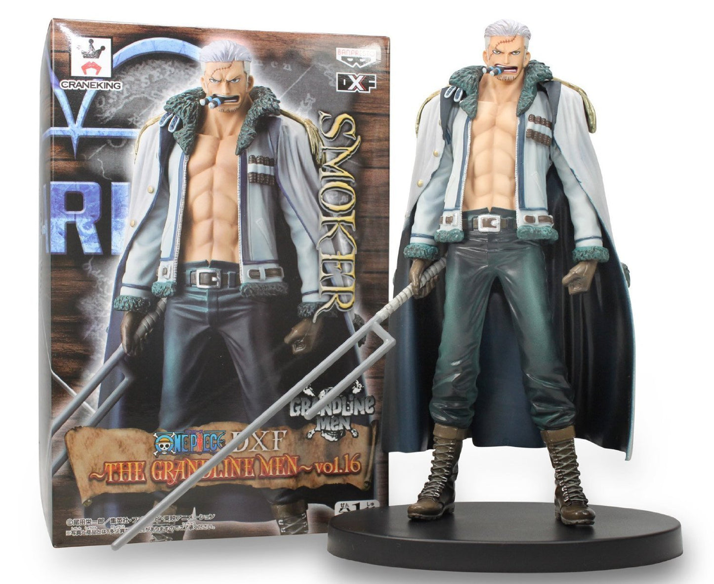 One Piece – Smoker – The Grandline Men Vol.16 – DXF Figure – Banpresto MangaSphere