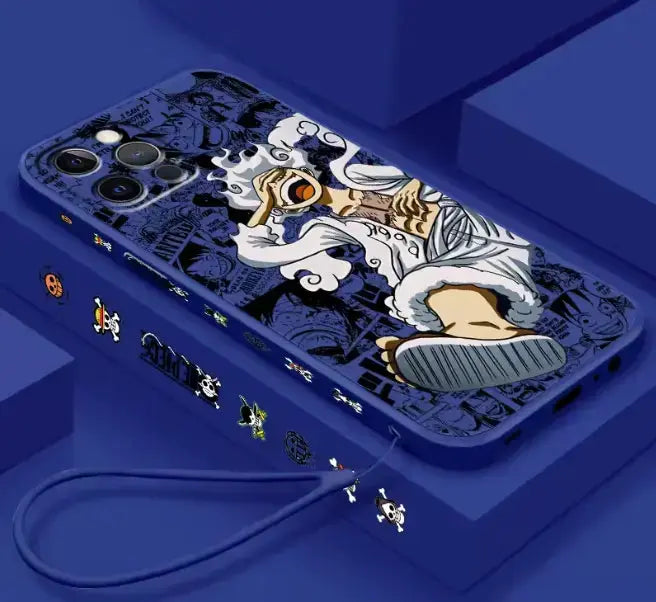 One Piece Phone Cases Bleu Gris MangaSphere
