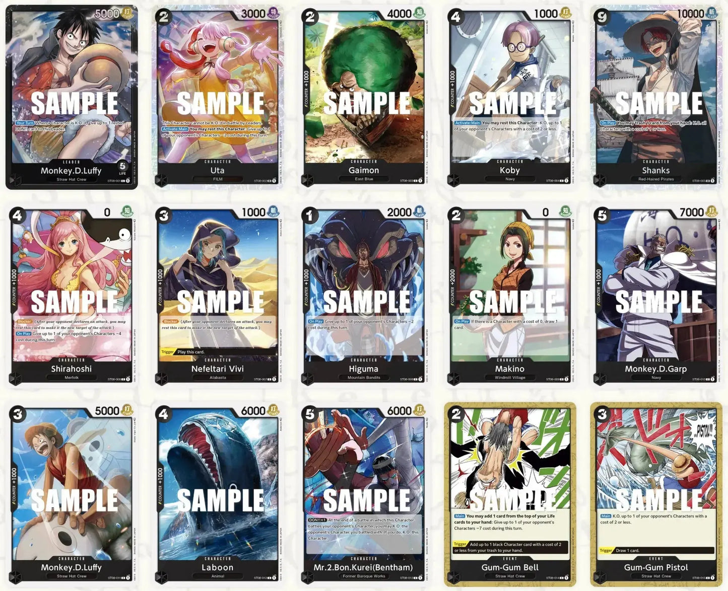 One Piece Jeu de cartes Start Deck Side Monkey D Luffy 【ST-08】 Japonais, noir MangaSphere