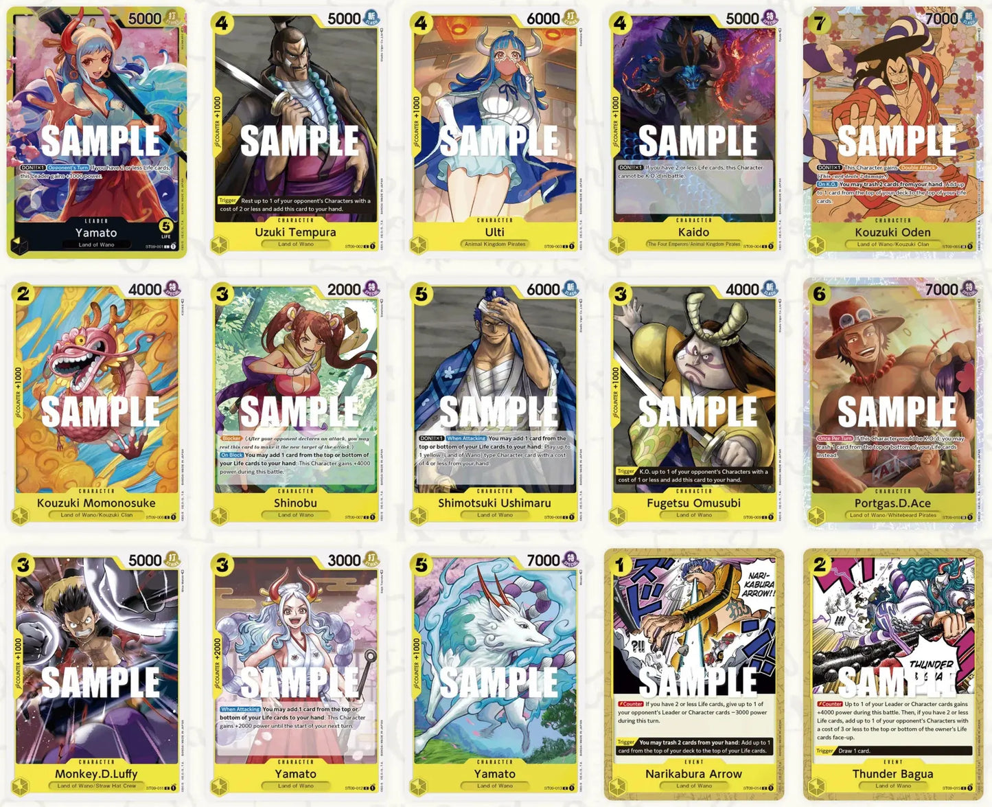 One Piece Jeu de cartes starter deck Yamato St-09 Japonais MangaSphere