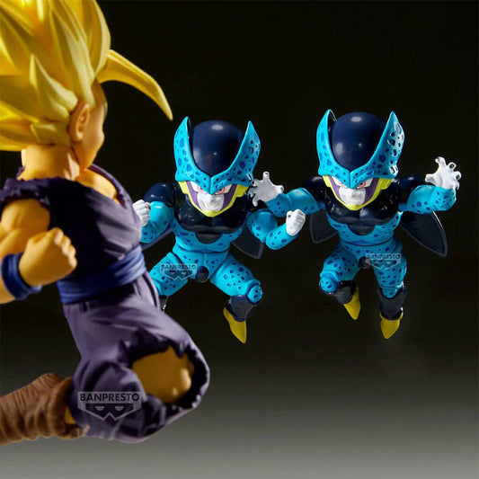DRAGON BALL Z – Figurines Son Gohan SSJ2 VS Cell Junior (x2) Match Makers Banpresto