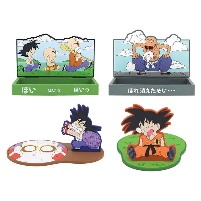 ICHIBAN KUJI DRAGON BALL DRAGON HISTORY - RUBBER CASE & RUBBER COASTER FULL SET LOT D MangaSphere
