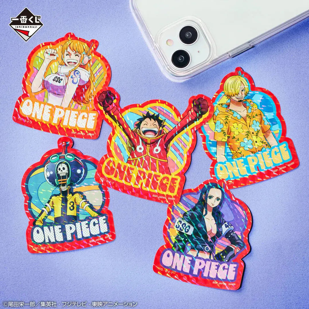 ICHIBAN KUJI ONE PIECE FUTURE ISLAND EGGHEAD - CLEAR FILE + STICKERS FULL SET LOT K MangaSphere