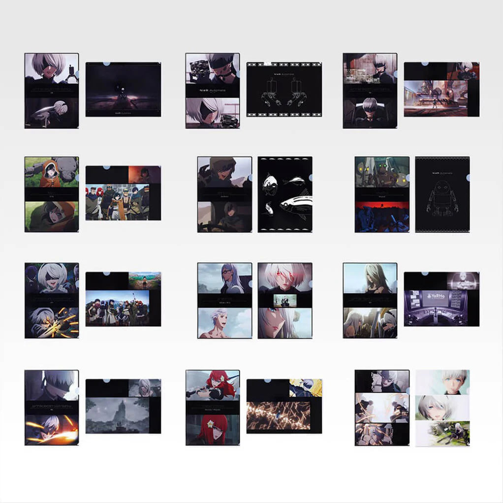 ICHIBAN KUJI NIER AUTOMATA VER 1.1A GLORY TO HUMANITY - CLEAR FILE FULL SET LOT H