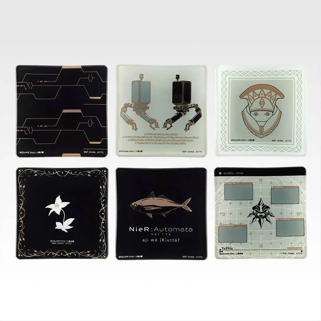ICHIBAN KUJI NIER AUTOMATA VER 1.1A GLORY TO HUMANITY - CLEAR FILE FULL SET LOT H UNIVERS DE HEROS