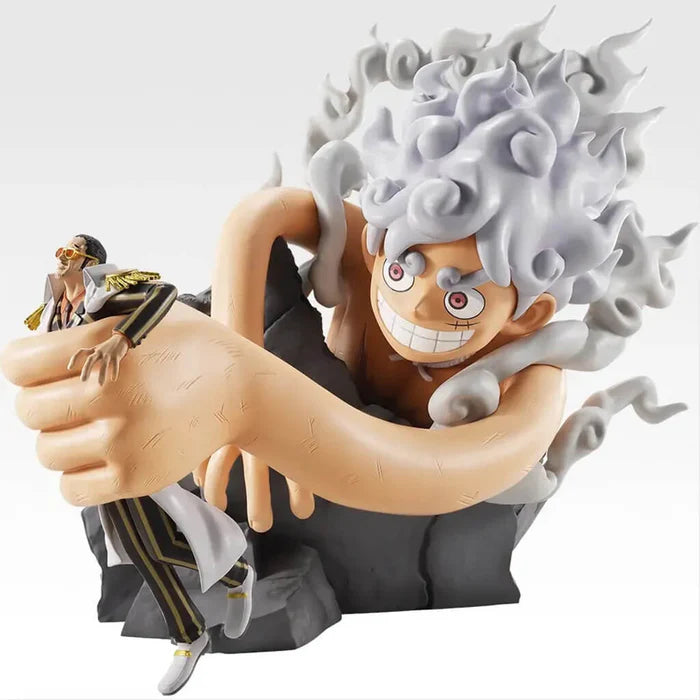 ICHIBAN KUJI ONE PIECE FUTURE ISLAND EGGHEAD BURST OF ENERGY - FIGURINE MONKEY D. LUFFY VS BORSALINO LOT A MangaSphere