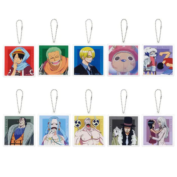 ICHIBAN KUJI ONE PIECE THE GREATEST BATTLE - ACRYLIC CHARM FULL SET LOT J MangaSphere