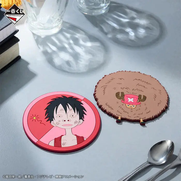 ICHIBAN KUJI ONE PIECE THE GREATEST BATTLE - RUBBER COASTER FULL SET LOT G MangaSphere