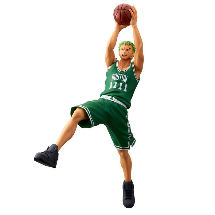 ONE PIECE – Figurine The Roronoa Zoro Boston Celtics One Piece x NBA Master Stars Piece Bandai