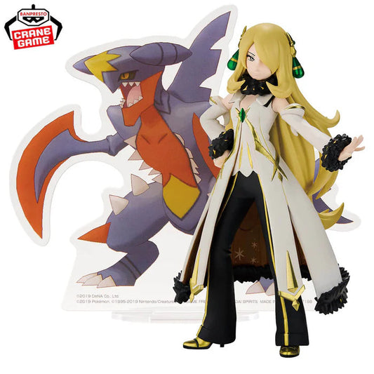 POKÉMON MASTER EX – Figurine Arcus Shirona & Méga Carchacrok Panel Spectacle Banpresto