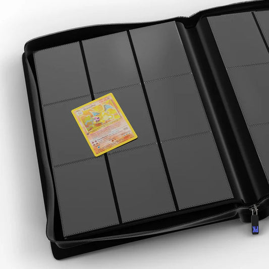 CLASSEUR ZIP NOIR 432 CARTES 3X3 MangaSphere