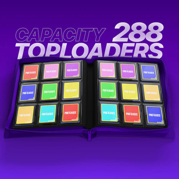 CLASSEUR 288 TOPLOADERS VIOLET 3X3 MangaSphere