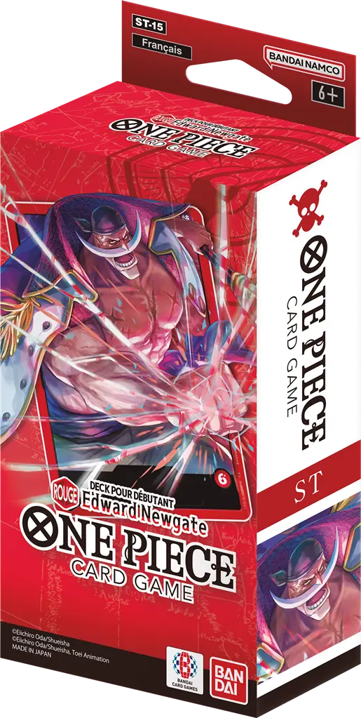 One Piece Cardgame – Deck – ST15 – ROUGE - EDWARD NEWGATE Français MangaSphere