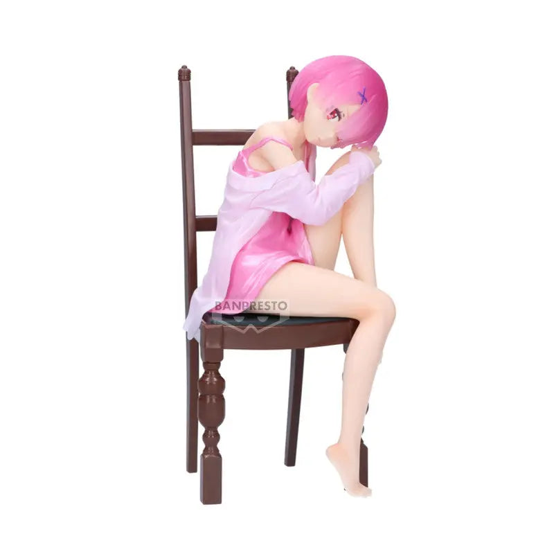 Re Zero Starting Life in Another World - Figurine Ram Relax Time Another Color MangaSphere