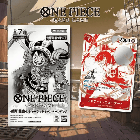 ONE PIECE CARD GAME – 4th Anniversary Four Emperors Treasure Get Campaign Pack – 1 Carte Aléatoire (JP) MangaSphere