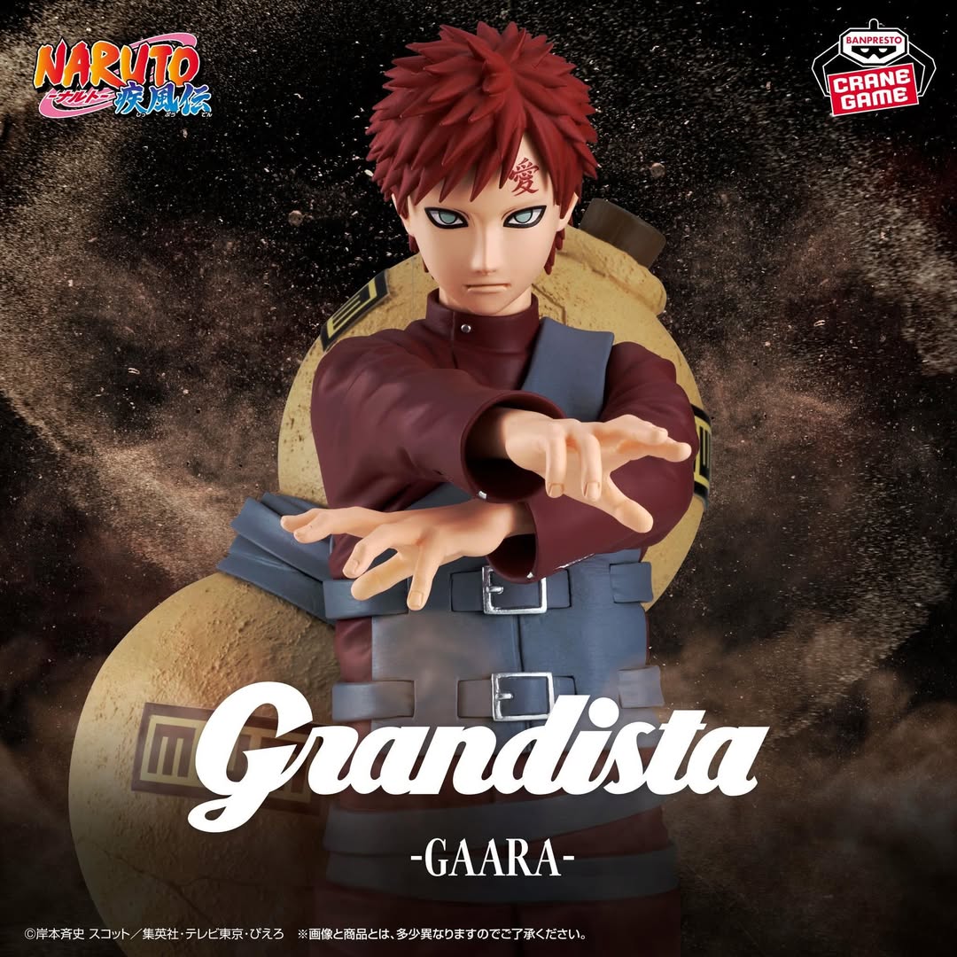 NARUTO SHIPPUDEN – Figurine Gaara Grandista Banpresto
