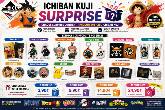 Ichiban Kuji Surprise | Produit Aléatoire – Quantité au choix de 1 à 10 Bandai