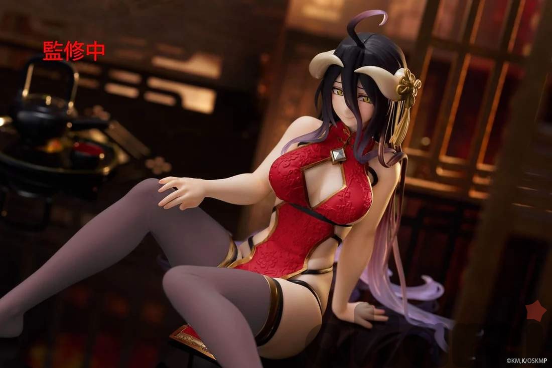 OVERLORD – Albedo – Figurine Chinese Dress Ver. (Desktop Cute Figure) MangaSphere