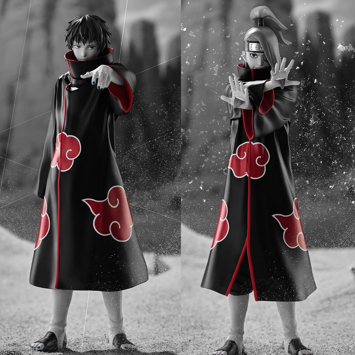 NARUTO SHIPPUDEN – Figurine Deidara Noir Edge Collection Bandai