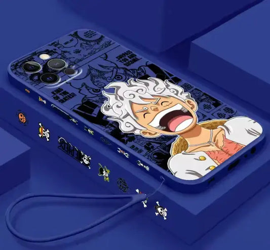 One Piece Phone Cases Bleu Gris MangaSphere