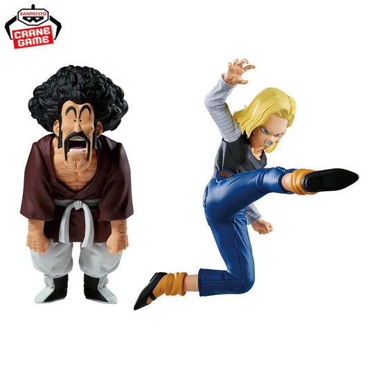 DRAGON BALL Z – Figurines Android 18 (C-18) & Mr. Satan (VS Mighty Mask) | Match Makers