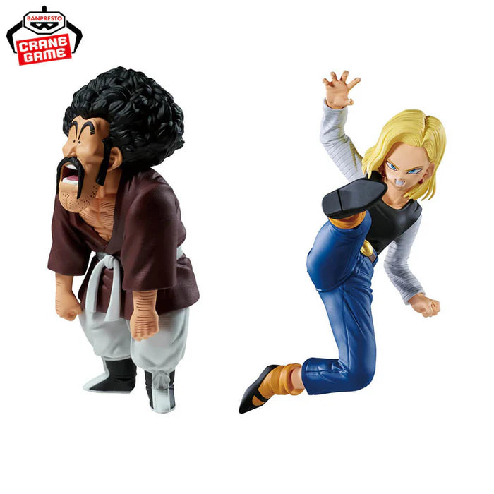 DRAGON BALL Z – Figurines Android 18 (C-18) & Mr. Satan (VS Mighty Mask) | Match Makers