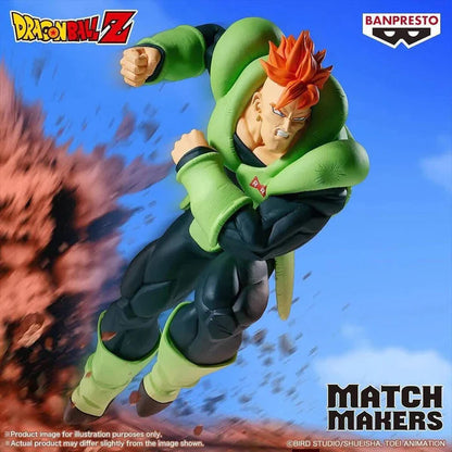 DRAGON BALL Z – Figurines Android 16 (C-16) VS Cell | Match Makers (PREC0) MangaSphere