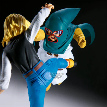 DRAGON BALL Z – Figurines Android 18 (C-18) & Mr. Satan (VS Mighty Mask) | Match Makers