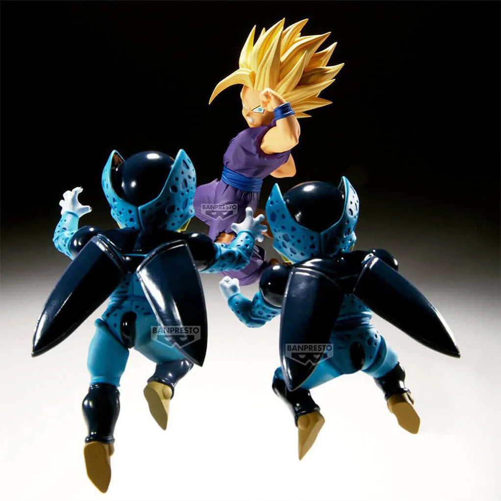 DRAGON BALL Z – Figurines Son Gohan SSJ2 VS Cell Junior (x2) Match Makers Banpresto