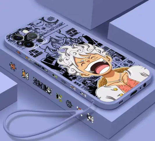 One Piece Phone Cases Bleu Gris MangaSphere