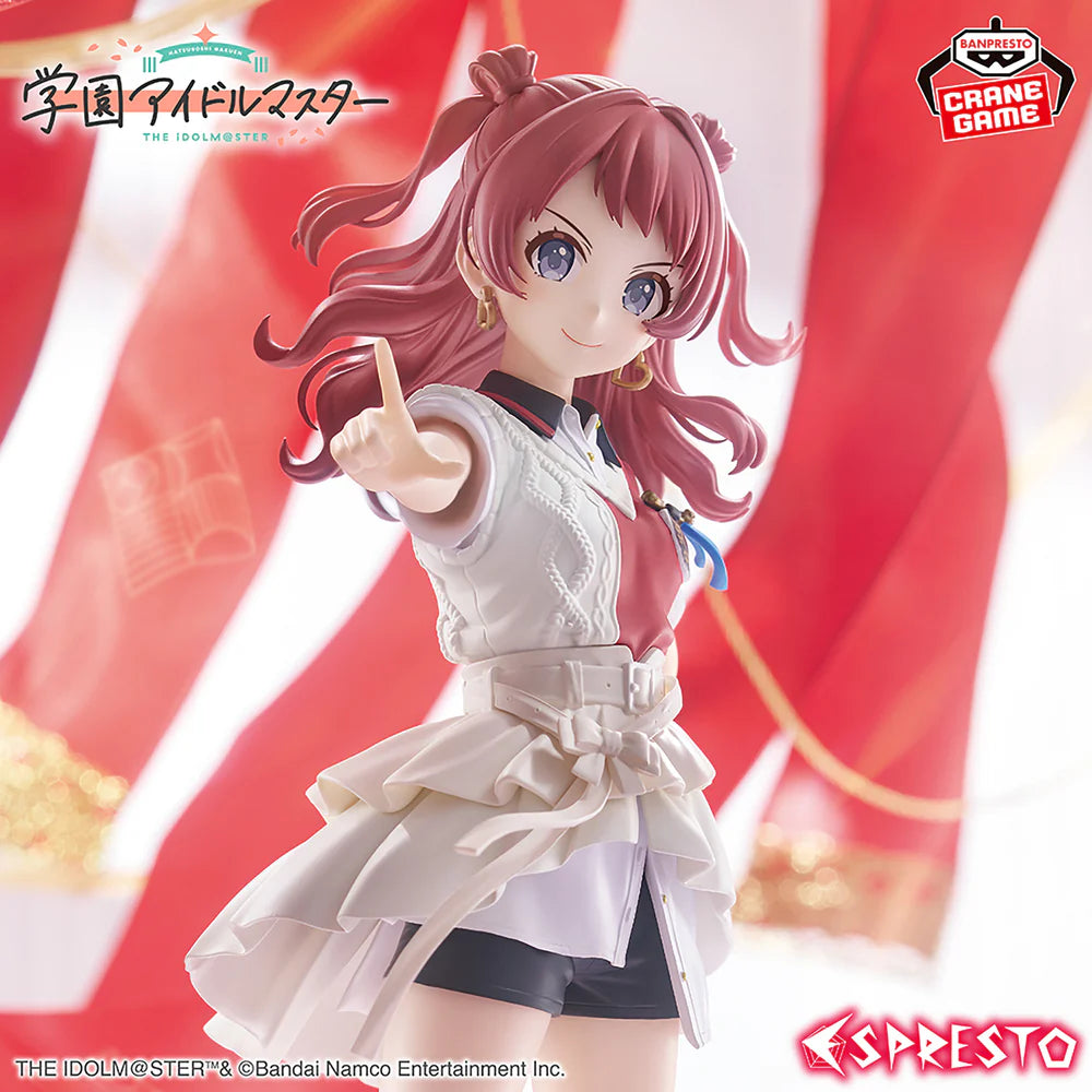 GAKUEN IDOLMASTER – Figurine Saki Hanami Espresto Banpresto