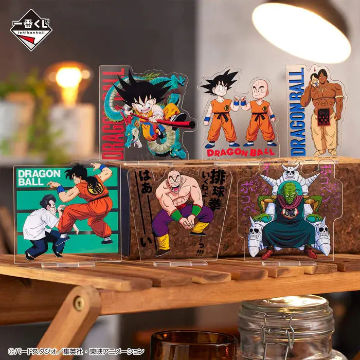 ICHIBAN KUJI DRAGON BALL EX TEMPLE ABOVE THE CLOUDS - ACRYLIC STAND FULL SET LOT F MangaSphere