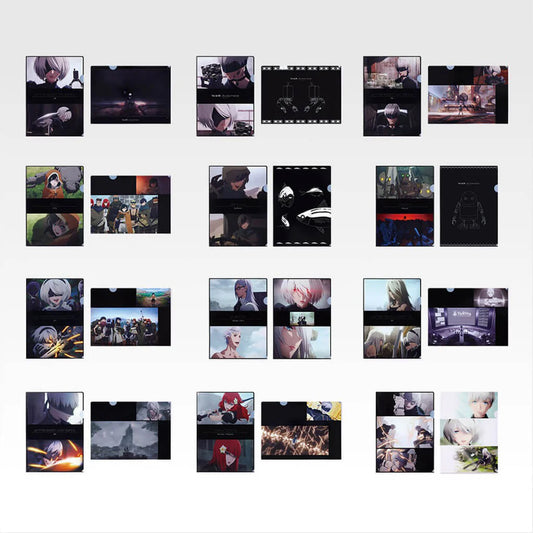 ICHIBAN KUJI NIER AUTOMATA VER 1.1A GLORY TO HUMANITY - CLEAR FILE FULL SET LOT H