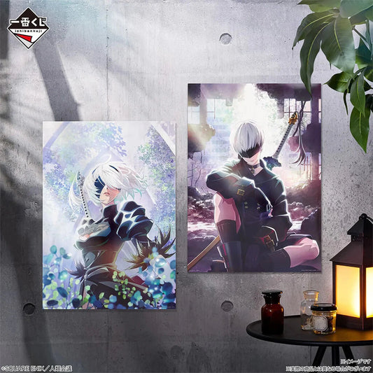 ICHIBAN KUJI NIER AUTOMATA VER 1.1A GLORY TO HUMANITY - CLEAR POSTER FULL SET LOT F UNIVERS DE HEROS