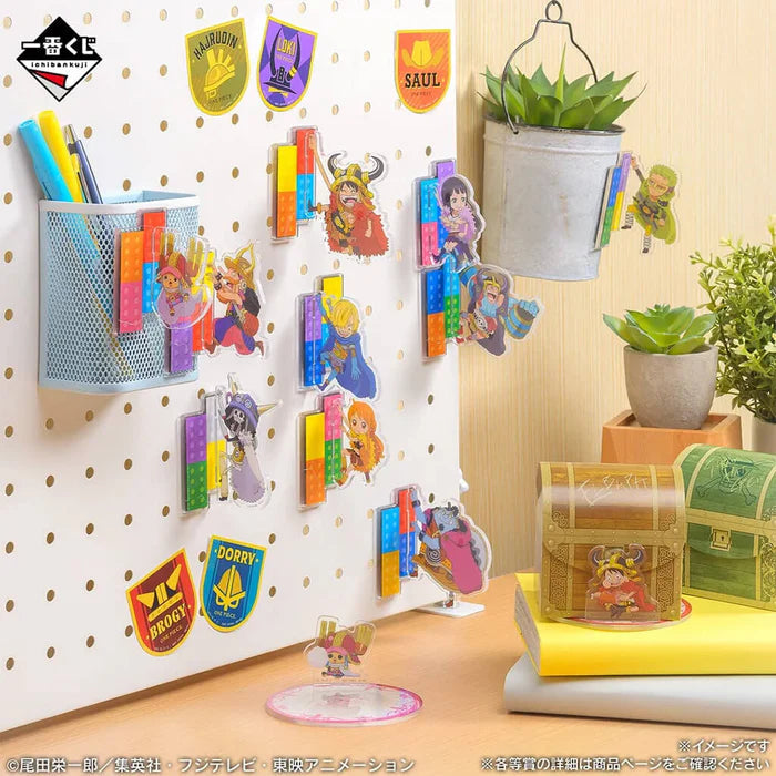 ONE PIECE – Acrylic Stand Full Set Lot H | Ichiban Kuji Elbaf Arc GIANT BASH!! Vol.1 Bandai