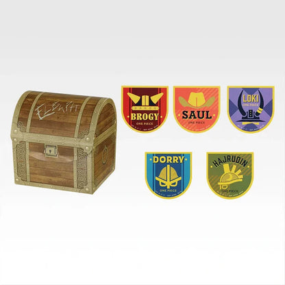 ONE PIECE – Treasure Chest Sticker Full Set Lot G | Ichiban Kuji Elbaf Arc GIANT BASH!! Vol.1 Bandai
