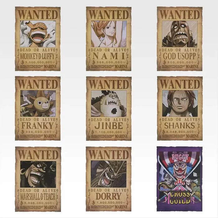ONE PIECE – Wanted Poster Giant Vol.1 Full Set Lot J | Ichiban Kuji Elbaf Arc GIANT BASH!! Vol.1 Bandai