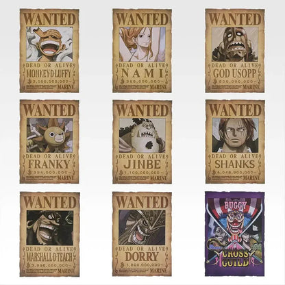 ONE PIECE – Wanted Poster Giant Vol.1 Full Set Lot J | Ichiban Kuji Elbaf Arc GIANT BASH!! Vol.1 Bandai