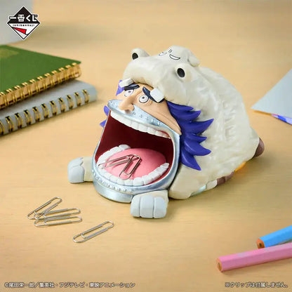 ICHIBAN KUJI ONE PIECE THE GREATEST BATTLE - FIGURINE WAPOL (CLIP HOLDER) LOT E UNIVERS DE HEROS