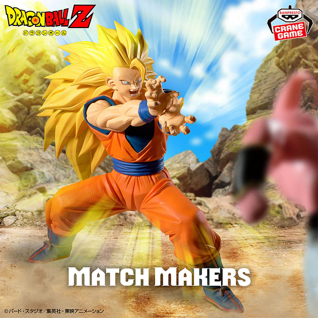 DRAGON BALL Z - FIGURINE SON GOKU SSJ3 (VS MAJIN BUU PURE) MATCH MAKERS MangaSphere