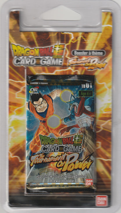 DRAGON BALL SUPER CARD GAME – Blister Booster Tournament of Power TB01 (Scellé)
