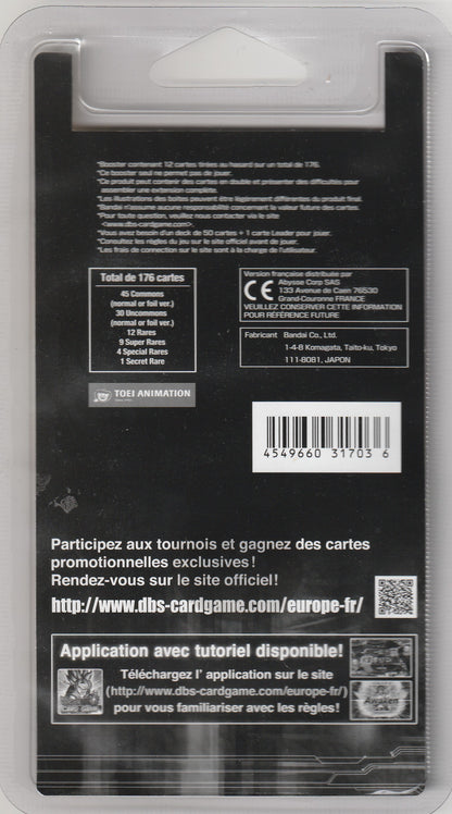 DRAGON BALL SUPER CARD GAME – Blister Booster Tournament of Power TB01 (Scellé)