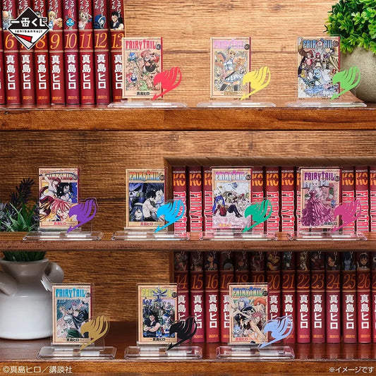 ICHIBAN KUJI FAIRY TAIL 20TH ANNIVERSARY – Acrylic Stand Full Set Lot E Bandai