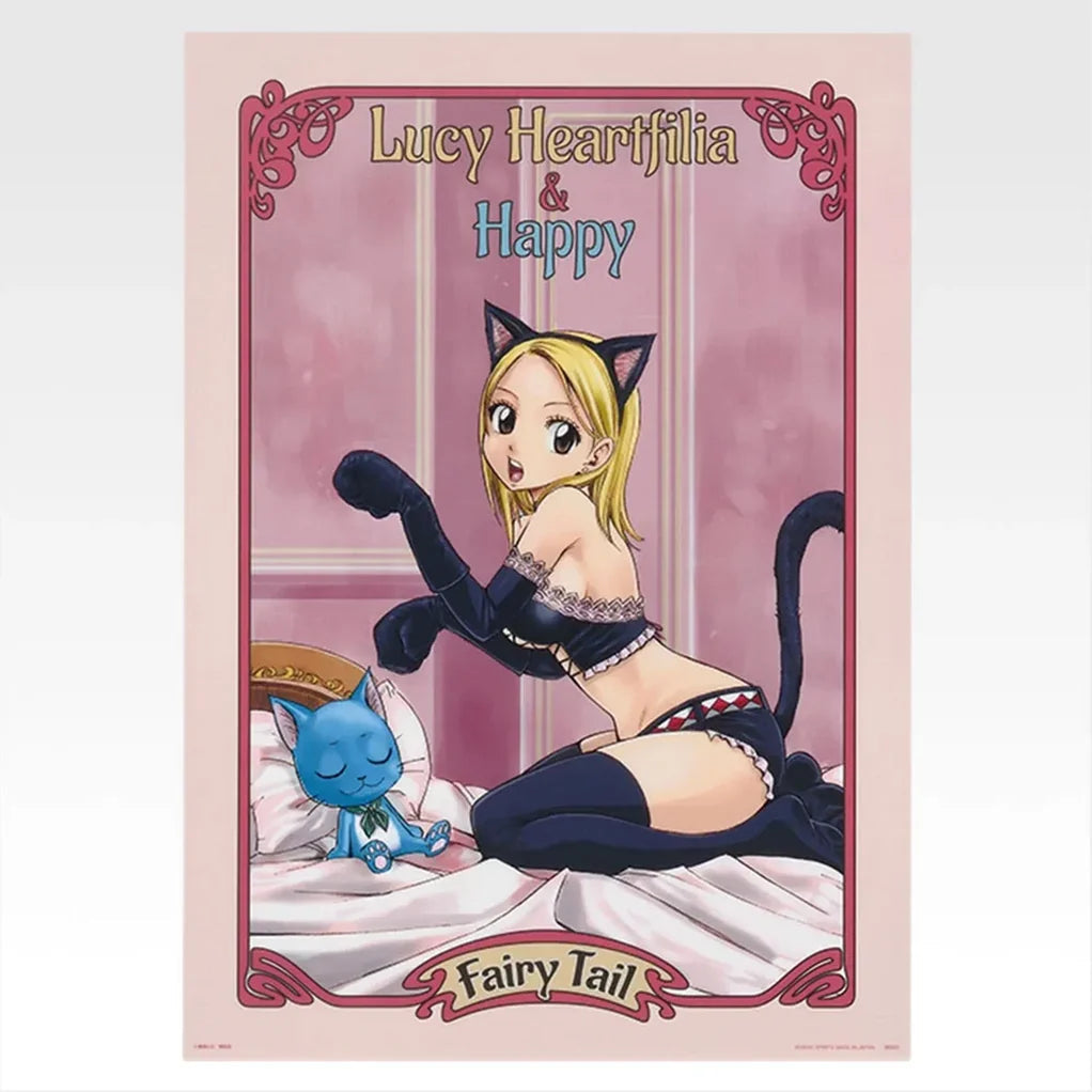 ICHIBAN KUJI FAIRY TAIL 20TH ANNIVERSARY – Clear Poster Full Set Lot F Bandai