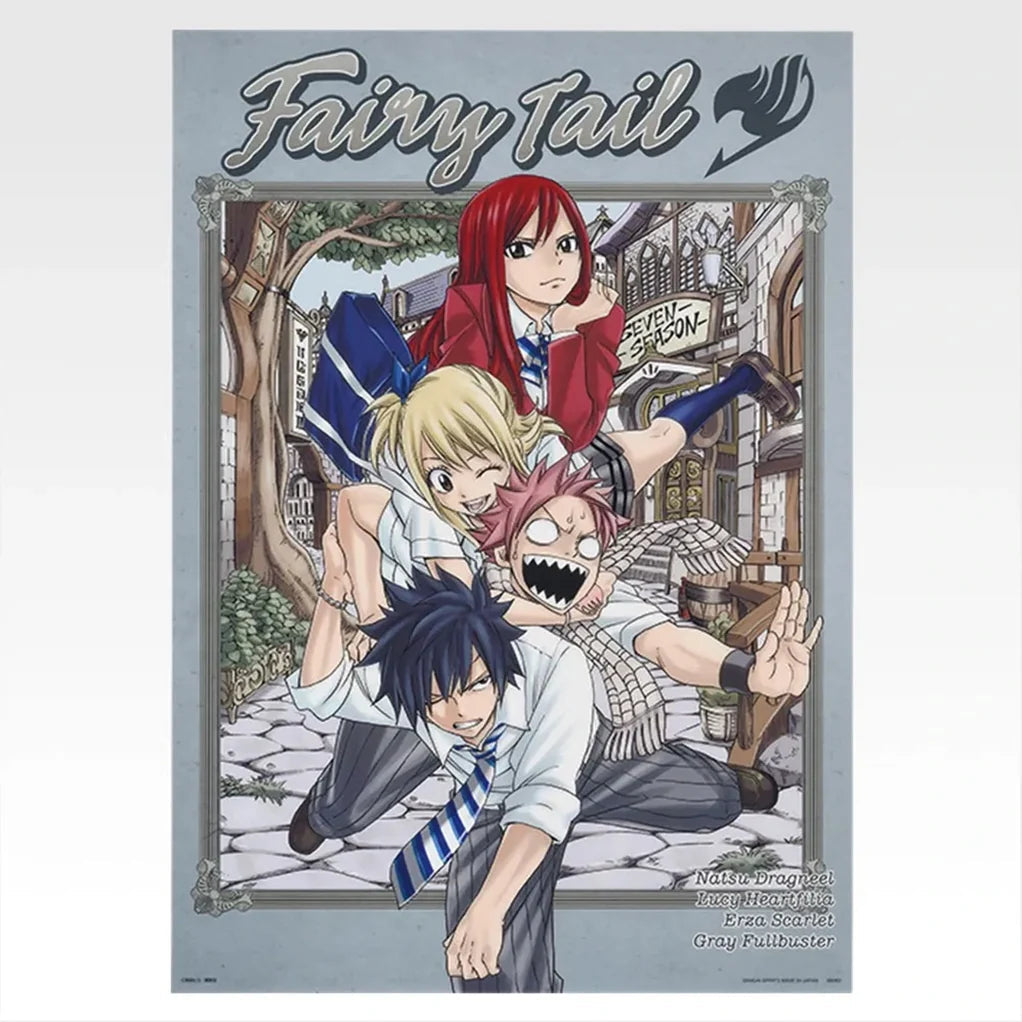 ICHIBAN KUJI FAIRY TAIL 20TH ANNIVERSARY – Clear Poster Full Set Lot F Bandai