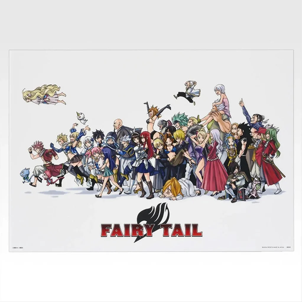 ICHIBAN KUJI FAIRY TAIL 20TH ANNIVERSARY – Clear Poster Full Set Lot F Bandai
