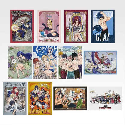 ICHIBAN KUJI FAIRY TAIL 20TH ANNIVERSARY – Clear Poster Full Set Lot F Bandai